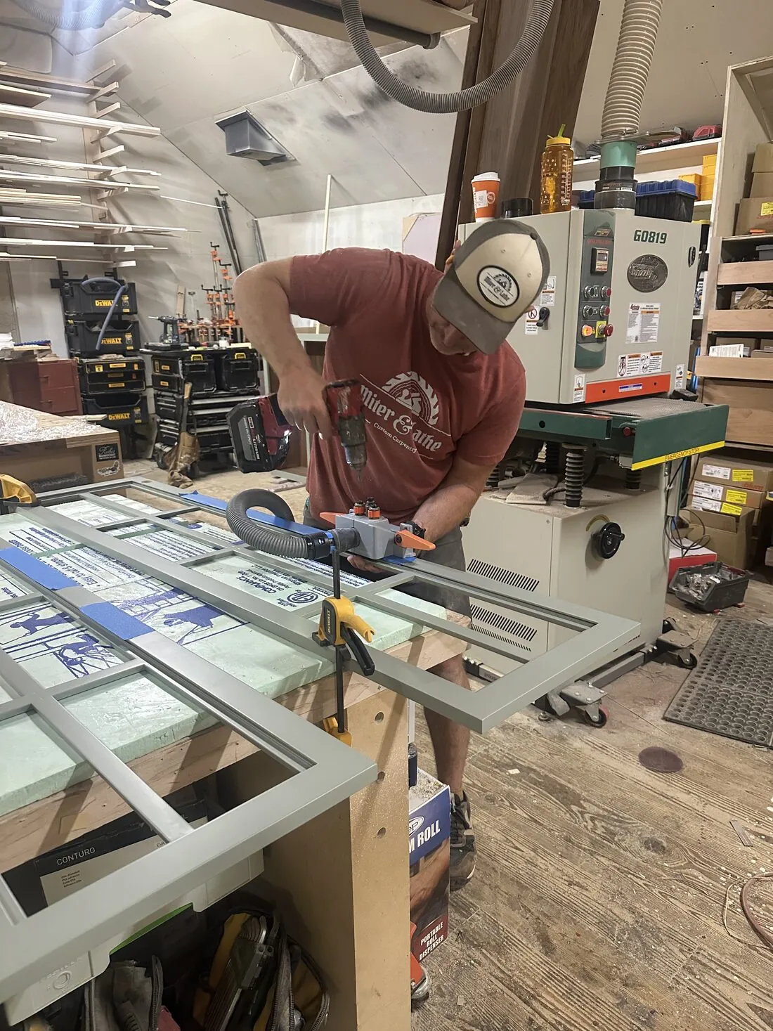 Paul Kerchenski at work in the shop